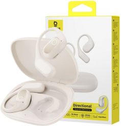 Słuchawki Baseus Słuchawki OWS Baseus Eli 2i Fit z zausznikami - białe. Białe słuchawki bezprzewodowe Baseus. Za 77.56 zł.