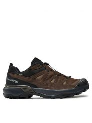 Salomon Trekkingi X Ultra 360 Leather Gore-Tex L47571200 Brązowy. Brązowe buty zimowe męskie Salomon, bez wzorów, z gore-texu, bez obcasa, bez zapięcia. Za 560.99 zł.