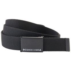 Pasek męskie DC Shoes Web Belt. Czarne paski męskie DC Shoes, z poliesteru. Za 190.00 zł.