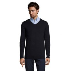 Męski Sweter Glory. Brązowe swetry męskie SOL'S, l, bez wzorów, bez kołnierzyka, bez ramiączek. Za 187.99 zł.