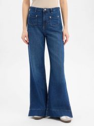 BOSS Orange Dżinsy - Marlene Flared Kobiety Jeansy niebieski, 28-32. Niebieskie jeansy damskie BOSS Orange, bez wzorów, z denimu. Za 599.95 zł.