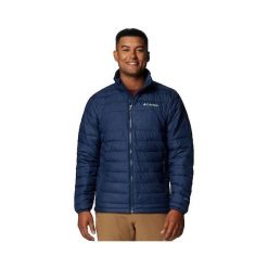 Kurtka COLUMBIA POWDER LITE II JACKET Niebieski. Niebieskie kurtki męskie Columbia, bez wzorów, z syntetyku, sportowe, bez kaptura. W wyprzedaży za 442.85 zł.