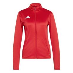 Bluza dresowa Entrada26. Białe bluzy damskie Adidas, bez wzorów, z dresówki, bez ramiączek, bez kaptura. Za 121.99 zł.