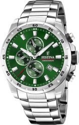 Zegarek Festina Zegarek męski Festina F20463-3 srebrny. Szare zegarki męskie Festina, bez wzorów, srebrne. Za 630.99 zł.