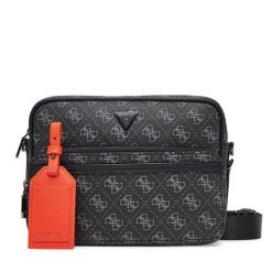 Saszetka Guess. Czarne saszetki i nerki męskie Guess, z aplikacjami. Za 359.99 zł.