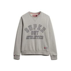Bluza z nadrukiem Superdry Athletic. Szare bluzy męskie Superdry, m, bez wzorów, bez ramiączek, bez kaptura. Za 337.40 zł.