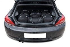 Torby Do Bagażnika Vw Scirocco 2008-2017 4Szt Kjust. Czarne torby podróżne damskie KJUST, bez wzorów, z kauczuku. Za 1,151.00 zł.