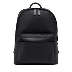 Plecak Emporio Armani. Czarne plecaki męskie Emporio Armani, bez wzorów, sportowe. Za 759.99 zł.