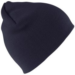 Akrylowa Zimowa Czapka Pull On Soft Feel. Czarne czapki męskie RESULT, na zimę, bez wzorów. Za 39.99 zł.
