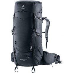 DEUTER Plecak trekkingowy Aircontact Core 60+10 black. Czarne plecaki damskie Deuter, bez wzorów, sportowe. Za 1,059.00 zł.