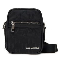 Saszetka KARL LAGERFELD. Czarne torby na ramię męskie KARL LAGERFELD, małe. Za 739.99 zł.
