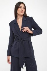 Marynarka damska z haftem TWINSET. Marynarki i żakiety damskie Twinset Milano, bez wzorów, bez kołnierzyka, bez ramiączek. Za 1,169.00 zł.