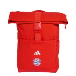 Plecak FC Bayern Home. Czerwone plecaki męskie Adidas, bez wzorów, z materiału, eleganckie. Za 179.00 zł.