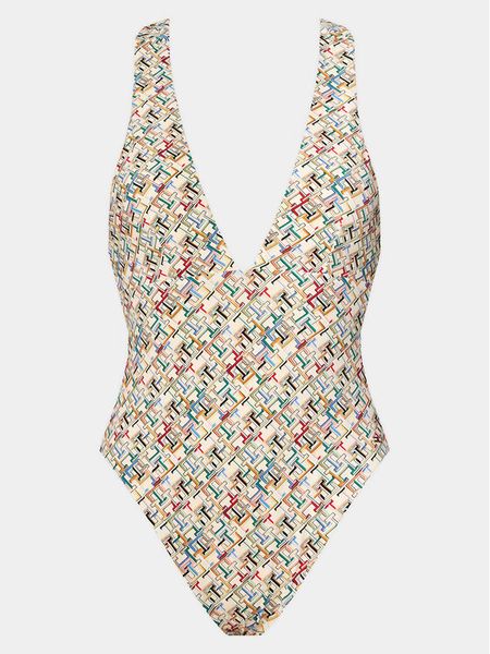 Tommy Hilfiger Strój kąpielowy UW0UW05273 Kolorowy. Stroje kąpielowe damskie Tommy Hilfiger, m, bez wzorów, z syntetyku. Za 399.99 zł.
