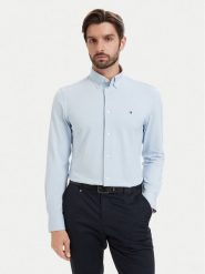 Tommy Hilfiger Koszula MW0MW43433 Niebieski jasny Regular Fit. Niebieskie koszule męskie Tommy Hilfiger, l, bez wzorów, z syntetyku, biznesowe, bez kołnierzyka, bez ramiączek. Za 409.99 zł.