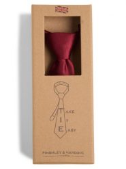 Finshley & Harding London krawat na zamek błyskawiczny wykonany z jedwabiu Mężczyźni Jedwab czerwony, ONE SIZE. Czerwone krawaty i muchy Finshley & Harding London, bez wzorów, z jedwabiu, biznesowe. Za 149.95 zł.