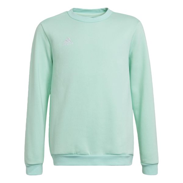 Entrada 22 Sweat Top. Zielone bluzy męskie Adidas, bez wzorów, z bawełny, sportowe, bez ramiączek, bez kaptura. Za 161.85 zł.