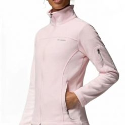 Bluza Columbia Fast Trek Ii Różowa. Czerwone bluzy damskie Columbia, l, bez wzorów, z tkaniny, bez ramiączek, bez kaptura. Za 298.91 zł.