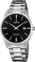 Zegarek Festina Zegarek męski Festina F20511-4 srebrny. Szare zegarki męskie Festina, bez wzorów, srebrne. Za 357.00 zł.