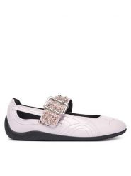 Puma Baleriny Speedcat Ballet Dress-Up II Wns 408266 01 Różowy jasny. Czerwone balerinki damskie Puma, bez wzorów, ze skóry, bez obcasa, bez zapięcia. Za 479.99 zł.