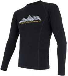 Bluza Sensor Merino DF Tee L/S - black adventure. Czarne bielizna sportowa damska Smartwool, l, bez wzorów, bez ramiączek, bez kaptura. Za 385.04 zł.