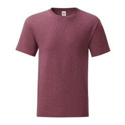 Koszulka Unisex Dla Dorosłych Iconic Heather. Brązowe bluzki damskie fruit of the loom, xl, bez wzorów, sportowe, bez kołnierzyka, bez ramiączek. Za 33.99 zł.