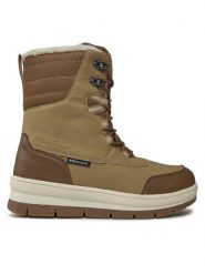 ALPINE PRO Śniegowce Koba LBTB486010PL Beżowy. Brązowe śniegowce damskie Alpine Pro, ze skóry, bez zapięcia. Za 469.99 zł.