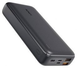 Aukey PB-N74S 20000mAh 20W PD 22.5W SCP czarny. Czarne powerbanki . Za 159.00 zł.