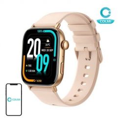 Smartwatch Colmi C8 Max (Złoty). Żółte smartbandy Colmi, bez wzorów. Za 91.99 zł.