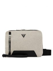 Guess Saszetka HMTOCG P6250 Beżowy. Brązowe saszetki i nerki męskie Guess, z aplikacjami, z materiału. Za 419.99 zł.