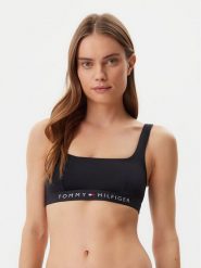 Tommy Hilfiger Góra od bikini UW0UW04108 Czarny. Czarne bikini Tommy Hilfiger, bez wzorów, z syntetyku. Za 119.99 zł.