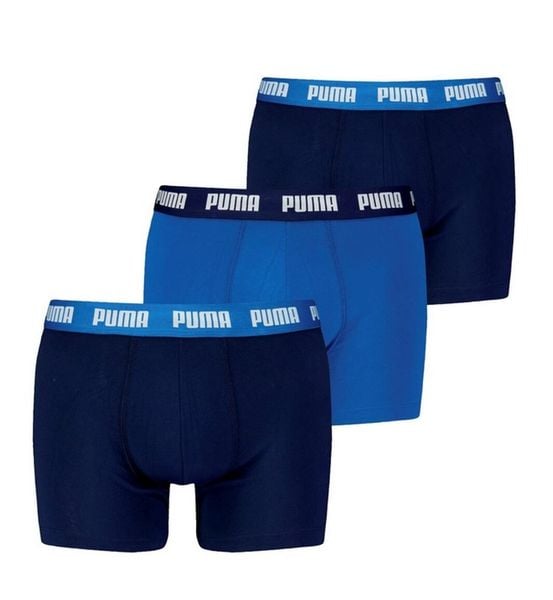 Bokserki męskie PUMA Everyday 3. Niebieskie bokserki męskie Puma, bez wzorów, z bawełny. Za 138.99 zł.