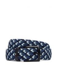 Tommy Hilfiger Pasek Męski AM0AM14278 Granatowy. Niebieskie paski męskie Tommy Hilfiger, z materiału. Za 209.99 zł.