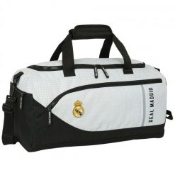 Torba sportowa Real Madryt. Białe torby sportowe męskie REAL MADRID, bez wzorów. Za 209.00 zł.