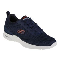Buty treningowe męskie Skechers Skech air Dynamight Bliton. Niebieskie buty sportowe męskie Skechers, bez wzorów, bez zapięcia, trekkingowe. Za 349.99 zł.