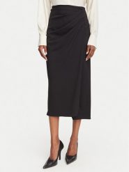 Marella Spódnica ołówkowa Zampa 2623106061 Czarny Slim Fit. Czarne spódnice damskie Marella, bez wzorów, z wełny, ołówkowe. Za 929.99 zł.