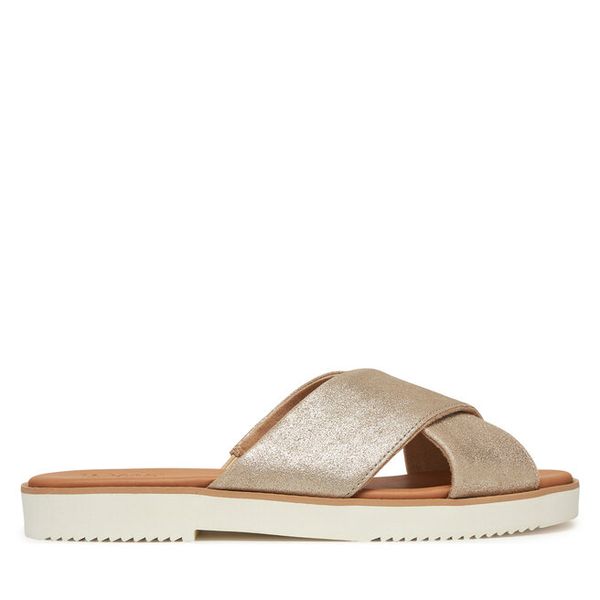 Klapki Toms. Szare klapki damskie Toms, bez wzorów, bez obcasa, bez zapięcia. Za 189.99 zł.