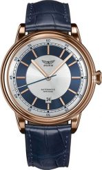 Zegarek Aviator Zegarek męski Aviator V.3.32.2.270.4 niebieski. Niebieskie zegarki męskie AVIATOR, bez wzorów. Za 5,150.00 zł.