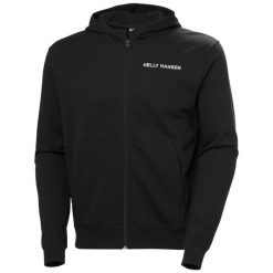 Bluza z kapturem i zamkiem błyskawicznym Helly Hansen Core. Czarne bluzy męskie Helly Hansen, m, bez wzorów, z bawełny, eleganckie, bez ramiączek, z kapturem. Za 368.00 zł.