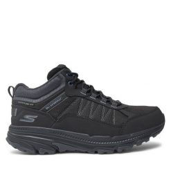 Buty do biegania Skechers. Czarne obuwie sportowe damskie Skechers, bez wzorów, bez zapięcia, do biegania. Za 359.99 zł.