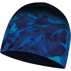 Czapka BUFF Polar & Ecostretch Beanie Highmountain. Niebieskie czapki damskie Buff, na zimę, bez wzorów, z polaru, sportowe. W wyprzedaży za 71.94 zł.