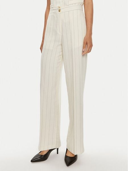 ViCOLO Spodnie materiałowe TB2344 Écru Regular Fit. Spodnie materiałowe damskie ViCOLO, bez wzorów, z materiału. Za 239.99 zł.