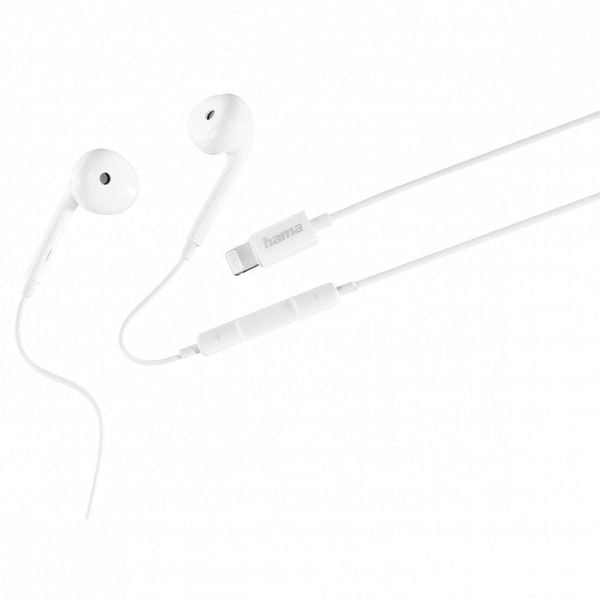 Słuchawki Hama Glow II Zestaw słuchawkowy Przewodowa Douszny Połączenia/muzyka Biały. Białe słuchawki douszne Hama. Za 139.68 zł.