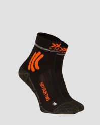 Skarpety X-SOCKS SKY RUN TWO 4.0. Brązowe skarpety męskie X-Socks, bez wzorów, z materiału. Za 75.00 zł.