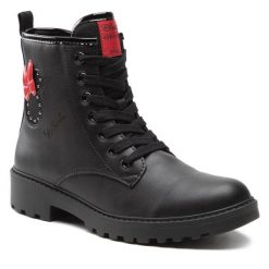 Trapery Geox. Czarne trapery damskie Geox, bez zapięcia. Za 249.99 zł.