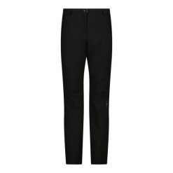 Spodnie damskie turystyczne CMP 3A00486N. Czarne spodnie sportowe damskie CMP, na lato, bez wzorów, sportowe, trekkingowe. W wyprzedaży za 199.99 zł.