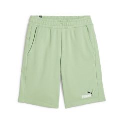 Szorty Sportowe Męskie Puma Ess+ 2 Col 1''. Zielone buty sportowe męskie Puma, bez wzorów, bez zapięcia, na fitness i siłownię. Za 94.99 zł.