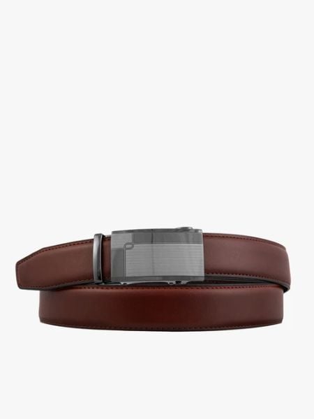Brązowy pasek męski skórzany. Brązowe paski męskie Brawo sp. z o.o., z jeansu, eleganckie. Za 129.99 zł.