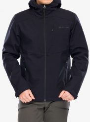 Kurtka softshell męska Vaude Cyclone Hooded Jacket. Czarne kurtki męskie Vaude, m, bez wzorów, z materiału, bez kaptura, trekkingowe. Za 628.10 zł.