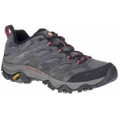 Buty trekkingowe męskie Merrell Moab 3 Gtx. Szare trekkingi męskie Merrell, z materiału, bez zapięcia. Za 819.99 zł.